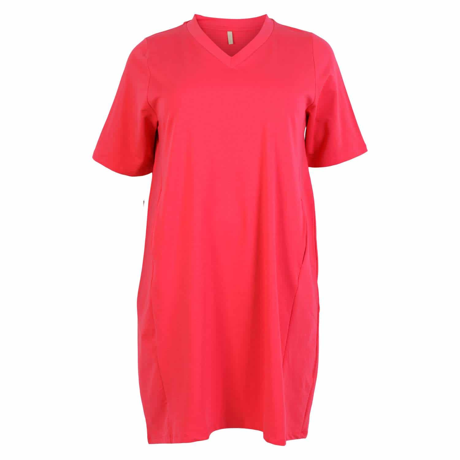 vigtig klassisk ironi Cassiopeia - Ullabalula plus size dame sweat kjole - Rød - Str. 46/48 - Rød  Kjole